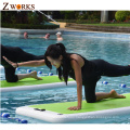 Factory price safe and comfortable inflatable water mat yoga mat for sale